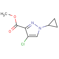 CAS: 2407349-24-8 | OR475186 | Methyl 4-chloro-1-cyclopropyl-1H-pyrazole-3-carboxylate
