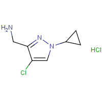 CAS:  | OR475194 | 1-(4-Chloro-1-cyclopropyl-1H-pyrazol-3-yl)methanamine dihydrochloride