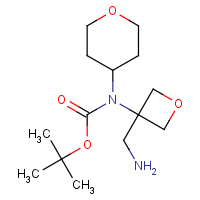 CAS: | OR475207 | tert-Butyl N-[3-(aminomethyl)oxetan-3-yl]-N-tetrahydropyran-4-ylcarbamate