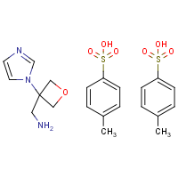 CAS:  | OR475212 | (3-Imidazol-1-yloxetan-3-yl)methanamine ditosylate