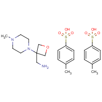 CAS: | OR475216 | [3-(4-Methylpiperazin-1-yl)oxetan-3-yl]methanamine ditosylate