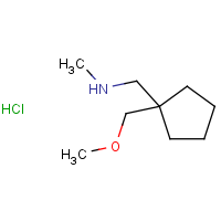 CAS: 2387704-17-6 | OR47919 | 1-(1-(Methoxymethyl)cyclopentyl)-N-methylmethanamine hydrochloride