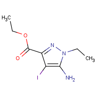 CAS: 1427013-53-3 | OR480002 | Ethyl 5-amino-1-ethyl-4-iodo-pyrazole-3-carboxylate