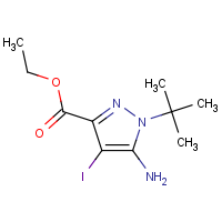 CAS: 1427013-77-1 | OR480006 | Ethyl 5-amino-1-tert-butyl-4-iodo-pyrazole-3-carboxylate
