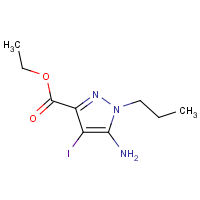 CAS: 1427020-17-4 | OR480009 | Ethyl 5-amino-4-iodo-1-propyl-pyrazole-3-carboxylate