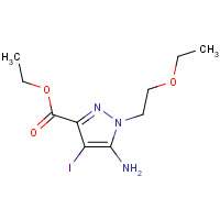CAS: 1427023-02-6 | OR480013 | Ethyl 5-amino-1-(2-ethoxyethyl)-4-iodo-pyrazole-3-carboxylate