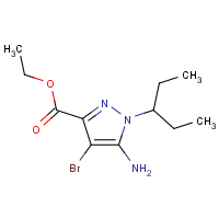 CAS: 1427024-25-6 | OR480019 | Ethyl 5-amino-4-bromo-1-(1-ethylpropyl)pyrazole-3-carboxylate