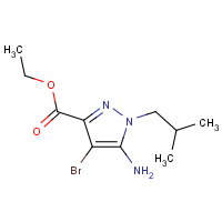 CAS: 1427013-96-4 | OR480022 | Ethyl 5-amino-4-bromo-1-isobutyl-pyrazole-3-carboxylate