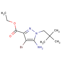 CAS: 1427022-04-5 | OR480026 | Ethyl 5-amino-4-bromo-1-(2,2-dimethylpropyl)pyrazole-3-carboxylate