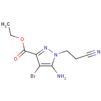 CAS: 1427023-20-8 | OR480030 | Ethyl 5-amino-4-bromo-1-(2-cyanoethyl)pyrazole-3-carboxylate