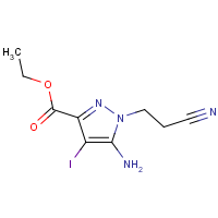 CAS: 1427014-07-0 | OR480031 | Ethyl 5-amino-1-(2-cyanoethyl)-4-iodo-pyrazole-3-carboxylate