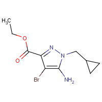 CAS: 1427011-85-5 | OR480034 | Ethyl 5-amino-4-bromo-1-(cyclopropylmethyl)pyrazole-3-carboxylate