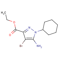 CAS: 1427021-84-8 | OR480036 | Ethyl 5-amino-4-bromo-1-cyclohexyl-pyrazole-3-carboxylate