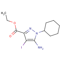 CAS:1427021-55-3 | OR480037 | Ethyl 5-amino-1-cyclohexyl-4-iodo-pyrazole-3-carboxylate