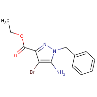 CAS: 1427023-40-2 | OR480044 | Ethyl 5-amino-1-benzyl-4-bromo-pyrazole-3-carboxylate