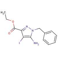 CAS: 1427014-06-9 | OR480045 | Ethyl 5-amino-1-benzyl-4-iodo-pyrazole-3-carboxylate
