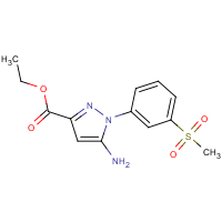 CAS:1367842-55-4 | OR480058 | Ethyl 5-amino-1-(3-methylsulfonylphenyl)pyrazole-3-carboxylate
