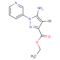 CAS: 1427013-65-7 | OR480067 | Ethyl 5-amino-4-bromo-1-(3-pyridyl)pyrazole-3-carboxylate