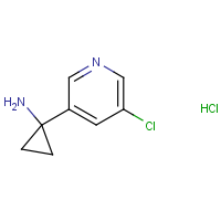 CAS: 1256787-09-3 | OR480090 | 1-(5-Chloro-3-pyridyl)cyclopropanamine hydrochloride
