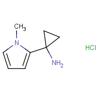 CAS:  | OR480096 | 1-(1-Methylpyrrol-2-yl)cyclopropanamine hydrochloride