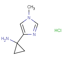 CAS: 1159737-42-4 | OR480098 | 1-(1-Methylimidazol-4-yl)cyclopropanamine hydrochloride