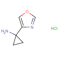 CAS:  | OR480100 | 1-Oxazol-4-ylcyclopropanamine hydrochloride