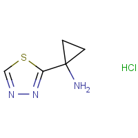 CAS:  | OR480103 | 1-(1,3,4-thiadiazol-2-yl)cyclopropanamine hydrochloride