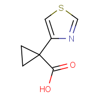 CAS: 1542332-02-4 | OR480111 | 1-Thiazol-4-ylcyclopropanecarboxylic acid