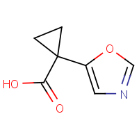 CAS: 1539719-95-3 | OR480113 | 1-Oxazol-5-ylcyclopropanecarboxylic acid