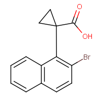 CAS:  | OR480139 | 1-(2-Bromonaphthalen-1-yl)cyclopropane-1-carboxylic acid