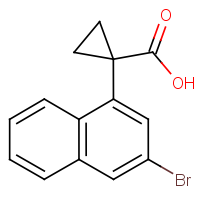CAS:  | OR480140 | 1-(3-Bromonaphthalen-1-yl)cyclopropane-1-carboxylic acid
