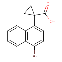 CAS: 1252642-14-0 | OR480141 | 1-(4-Bromonaphthalen-1-yl)cyclopropane-1-carboxylic acid