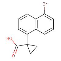 CAS: 1781079-61-5 | OR480142 | 1-(5-Bromonaphthalen-1-yl)cyclopropane-1-carboxylic acid