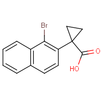 CAS:  | OR480146 | 1-(1-Bromonaphthalen-2-yl)cyclopropane-1-carboxylic acid