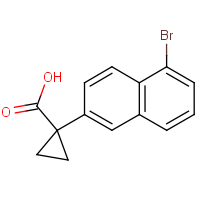 CAS: 1785441-23-7 | OR480149 | 1-(5-Bromonaphthalen-2-yl)cyclopropane-1-carboxylic acid