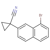 CAS: 2114654-74-7 | OR480152 | 1-(8-Bromonaphthalen-2-yl)cyclopropane-1-carbonitrile