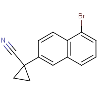 CAS: 2116763-10-9 | OR480154 | 1-(5-Bromonaphthalen-2-yl)cyclopropane-1-carbonitrile