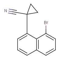 CAS: 2114654-72-5 | OR480164 | 1-(8-Bromonaphthalen-1-yl)cyclopropane-1-carbonitrile
