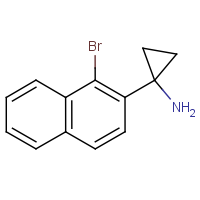 CAS: 1704135-98-7 | OR480172 | 1-(1-Bromonaphthalen-2-yl)cyclopropan-1-amine