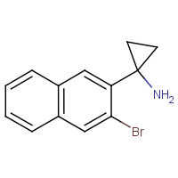 CAS: 1704104-02-8 | OR480173 | 1-(3-Bromonaphthalen-2-yl)cyclopropan-1-amine