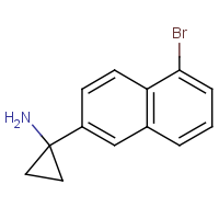 CAS: 1785550-21-1 | OR480175 | 1-(5-Bromonaphthalen-2-yl)cyclopropan-1-amine