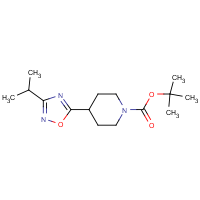 CAS: 913264-42-3 | OR480269 | 4-(3-Isopropyl-[1,2,4]oxadiazol-5-yl)piperidine-1-carboxylic acid tert-butyl ester
