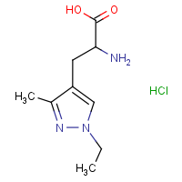 CAS:  | OR480398 | 3-(1-Ethyl-3-methyl-1H-pyrazol-4-yl)alanine hydrochloride