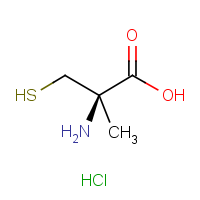 CAS:148766-37-4 | OR480426 | (2R)-2-Amino-2-methyl-3-sulfanyl-propanoic acid hydrochloride