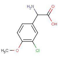CAS: 53091-63-7 | OR480451 | 2-Amino-2-(3-chloro-4-methoxy-phenyl)acetic acid