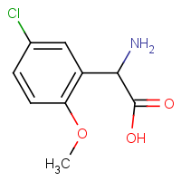 CAS: 1033583-97-9 | OR480464 | 2-Amino-2-(5-chloro-2-methoxy-phenyl)acetic acid
