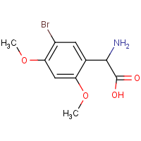 CAS:500718-16-1 | OR480465 | Amino(5-bromo-2,4-dimethoxyphenyl)acetic acid