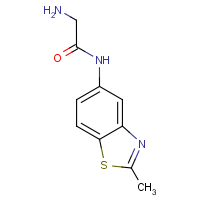 CAS:313502-87-3 | OR480564 | 2-Amino-N-(2-methyl-1,3-benzothiazol-5-yl)acetamide
