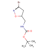 CAS: 109770-82-3 | OR480678 | (3-Bromo-4,5-dihydro-isoxazol-5-ylmethyl)carbamic acid tert-butyl ester