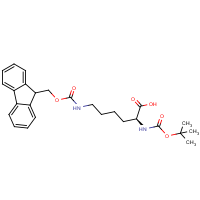 CAS:84624-27-1 | OR480747 | (2S)-2-(tert-Butoxycarbonylamino)-6-(9H-fluoren-9-ylmethoxycarbonylamino)hexanoic acid